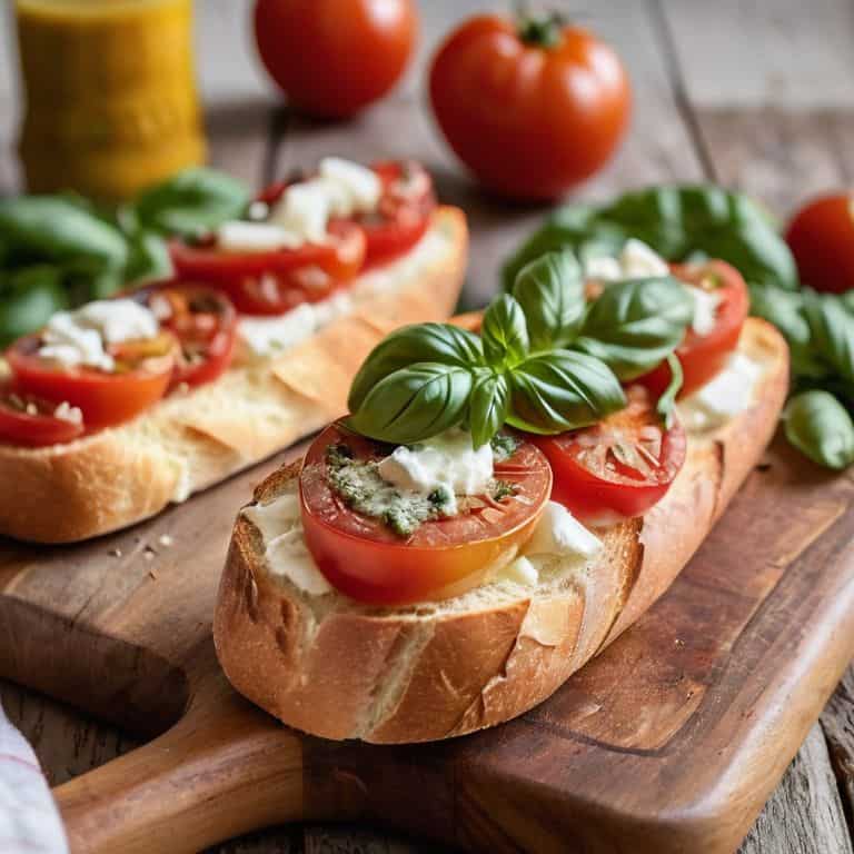 5 Minute No Cook Appetizers bruschetta