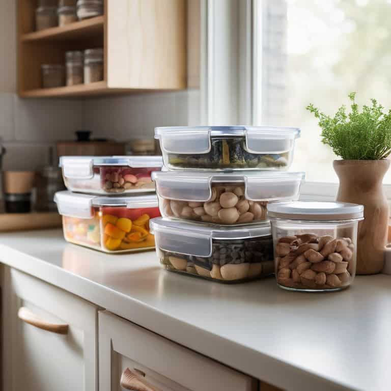 Stackable Glass Containers with Lids