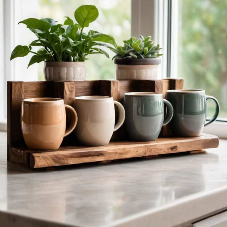 DIY Coffee Mug Rack Hacks
