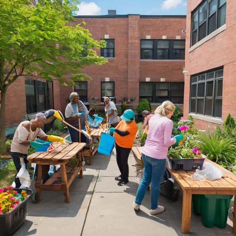 Create Community Hub together outdoors