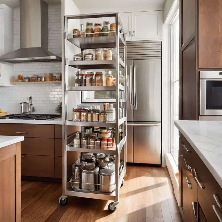 Slim pantry cart DIY success tips