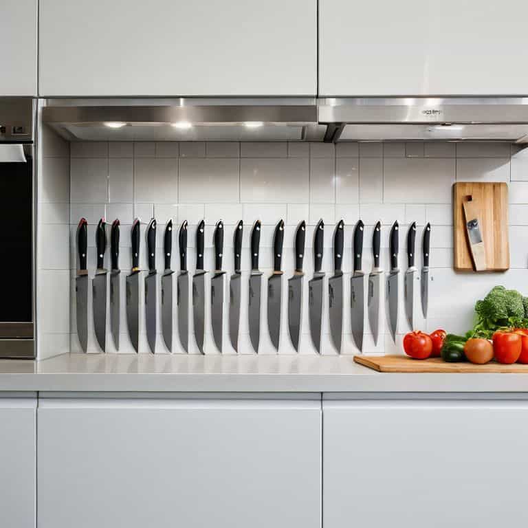 Magnetic strips for kitchen optimization
