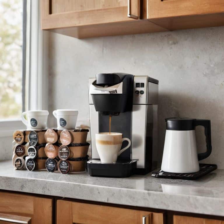 Coffee station guide for small counters
