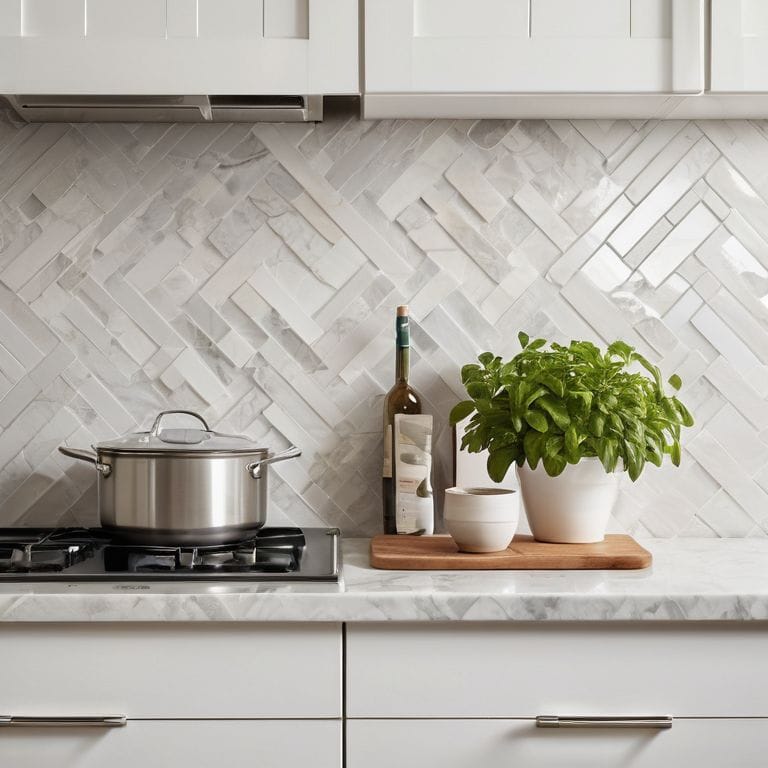 Peel and stick backsplash guide