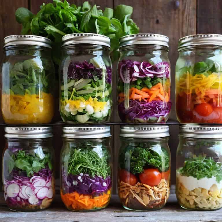 a guide to mason jar salads