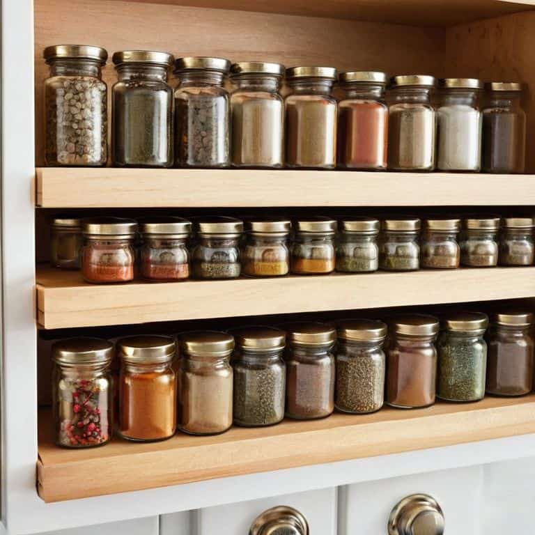 a guide to organizing a spice drawer