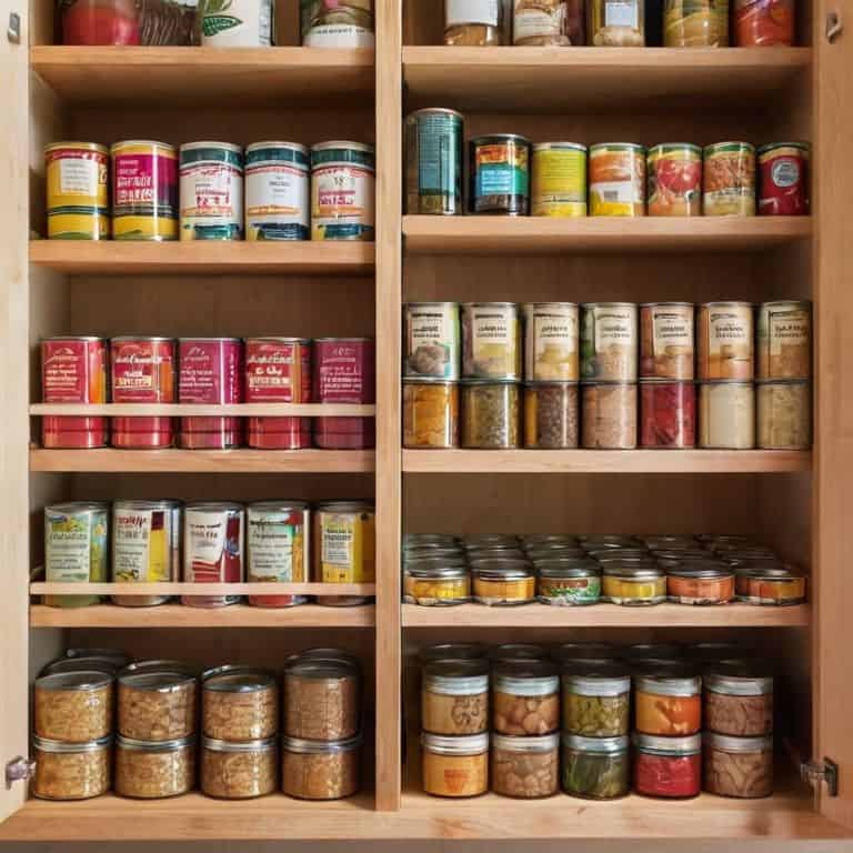 How to build canned food organizer