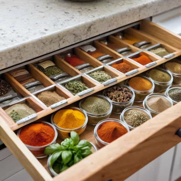 how to build a drawer spice organizer