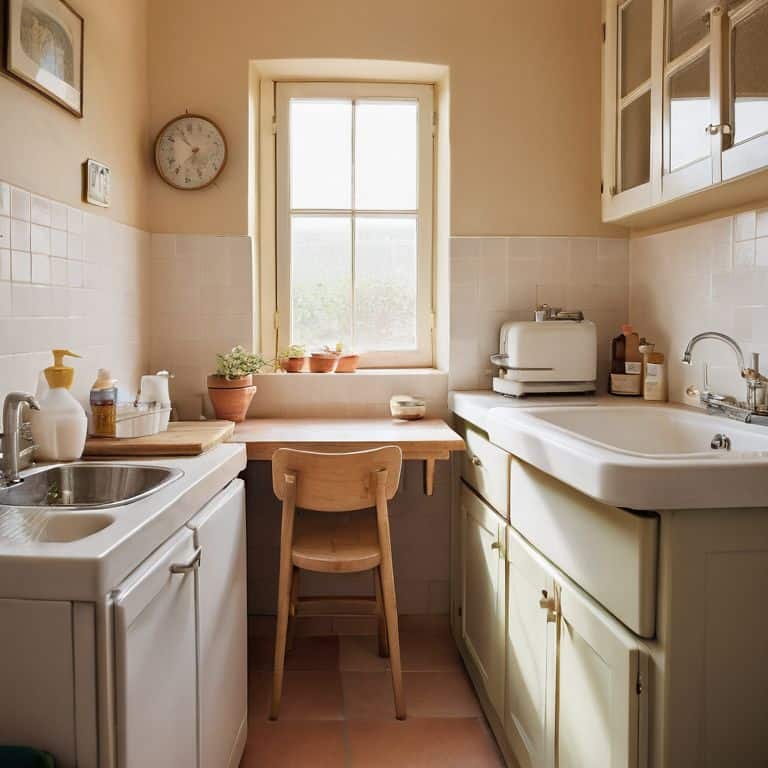 how to deep clean a tiny kitchen