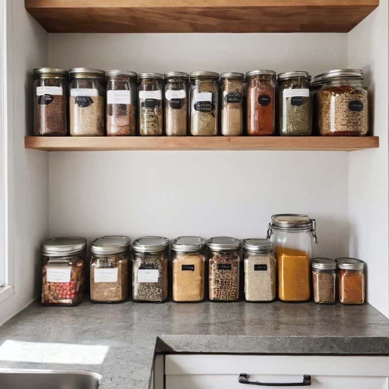 How to organize a small pantry
