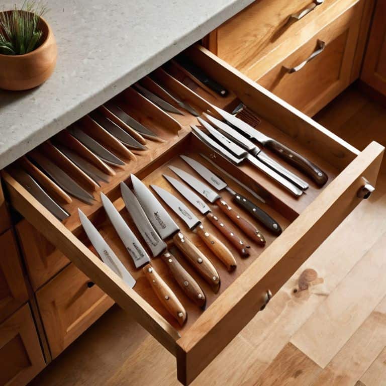 How to organize knives safely
