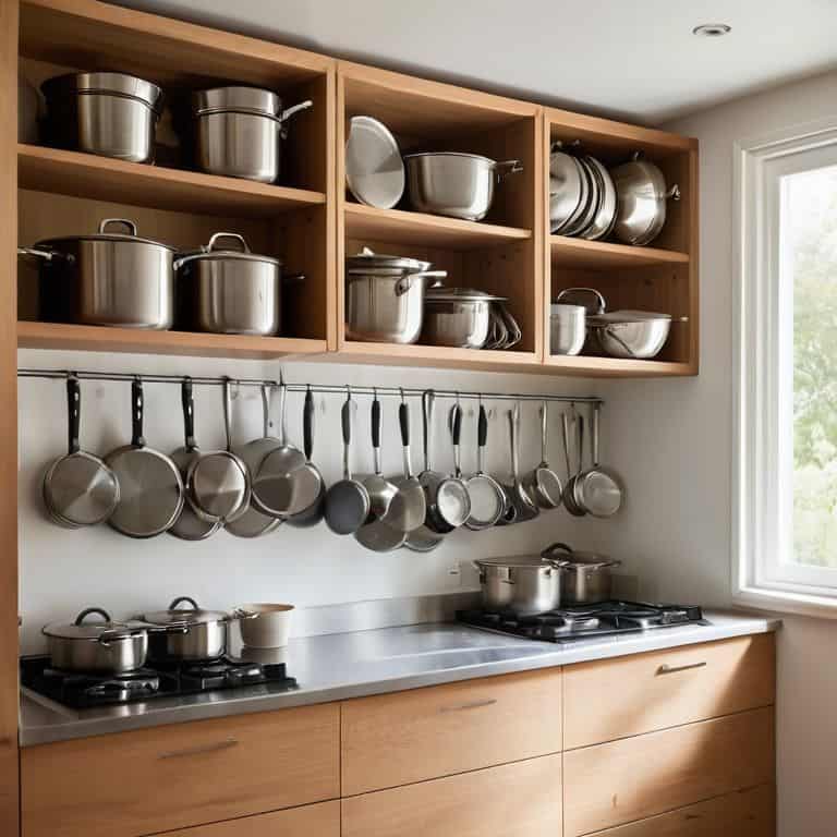 How to organize pots and pans