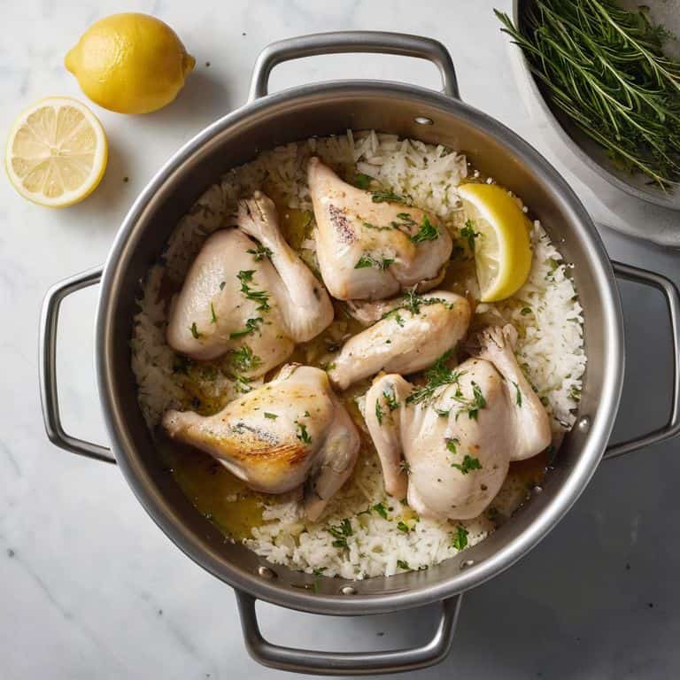 One-pot lemon herb chicken and rice