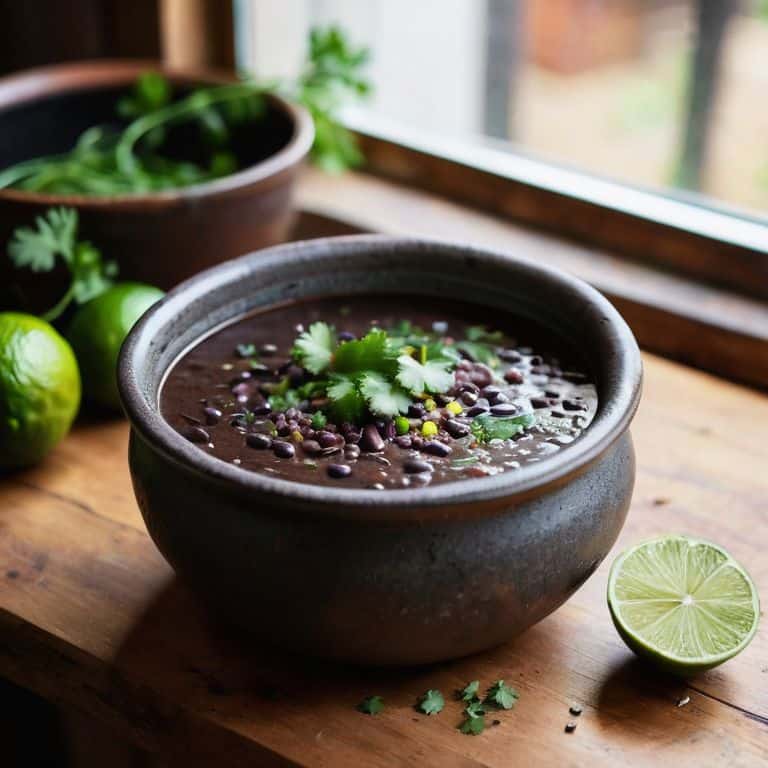 Tiny Kitchen Black Bean Soup