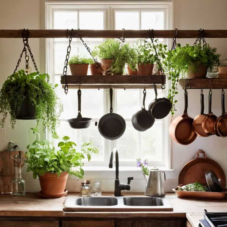 Ladder to Luxury kitchen storage