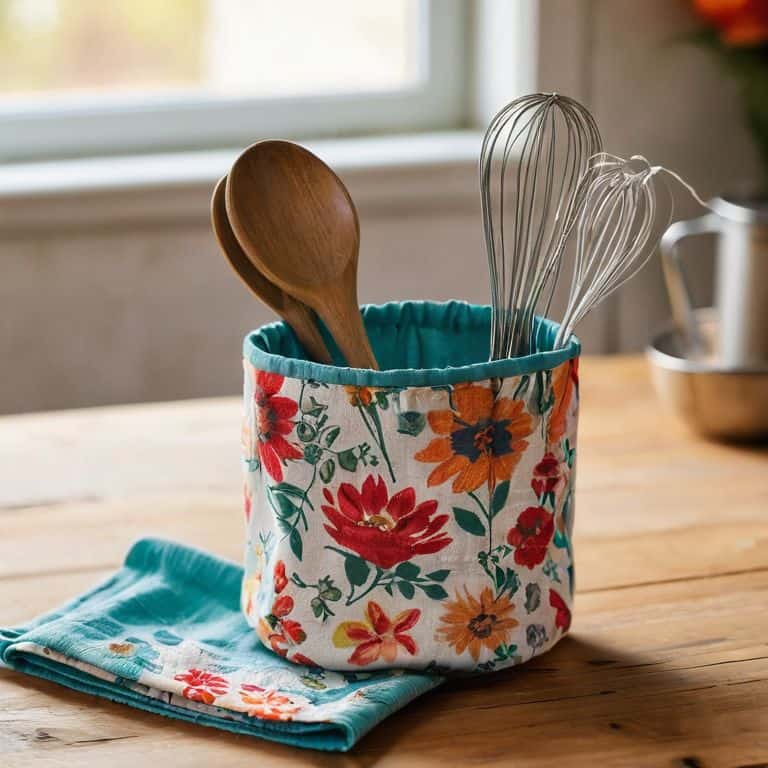 how to make a fabric holder