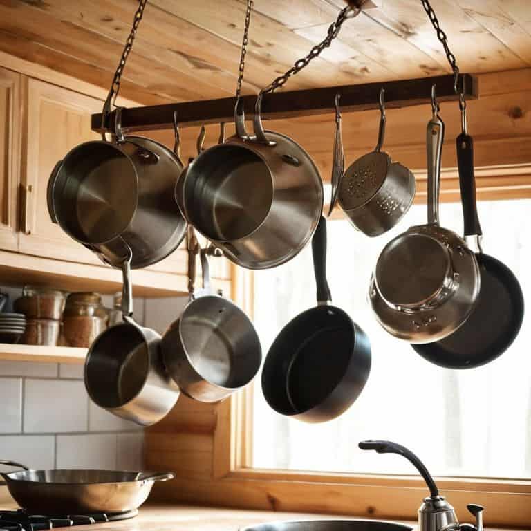 Hang Pot Rack Safely Installed