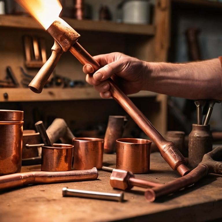 Copper pipe pot rack installation tips