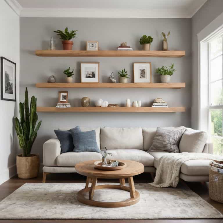 a guide to building simple floating shelves