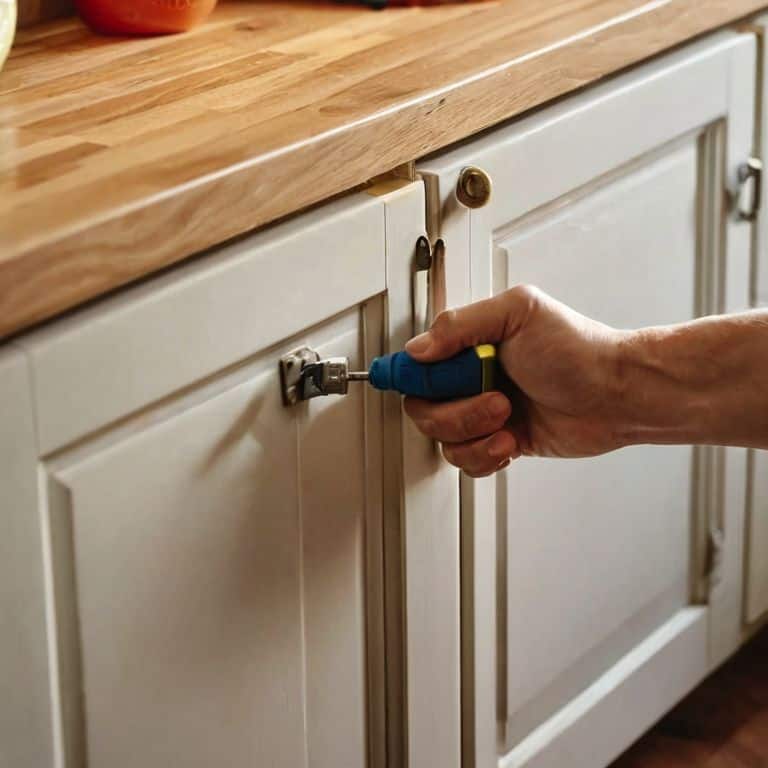 Change cabinet hardware without drilling