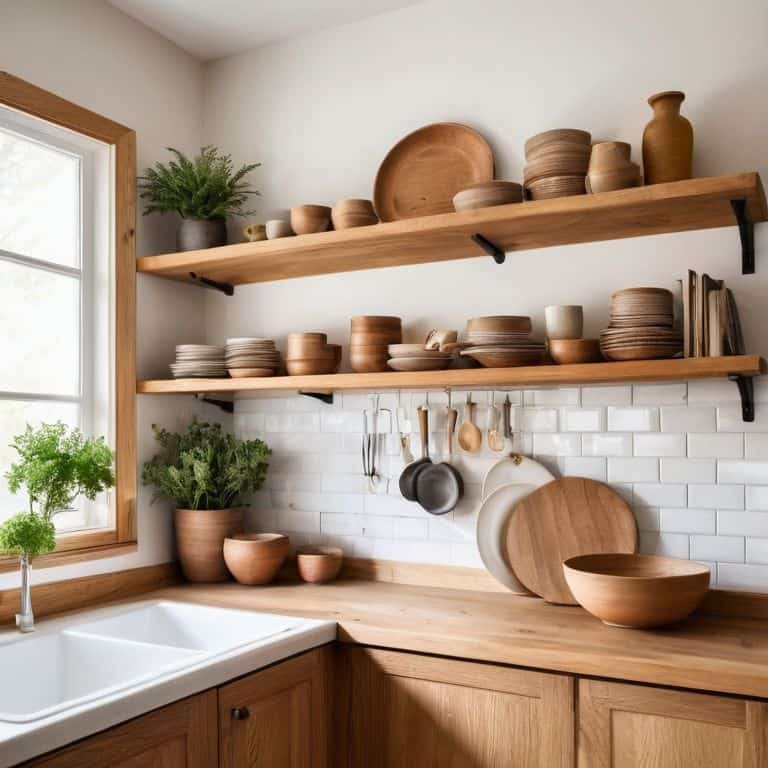 Best wood for diy kitchen shelves