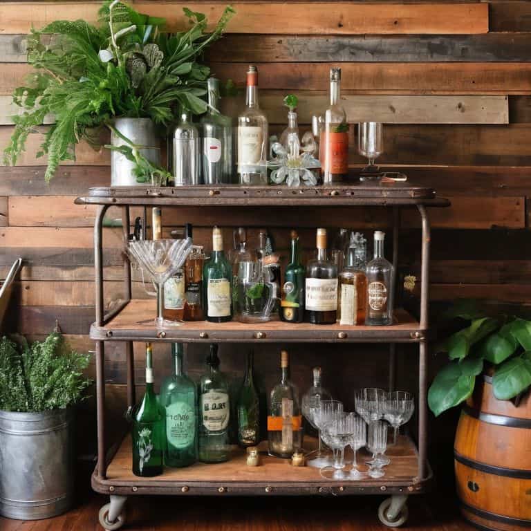 DIY Bar Cart Decoration