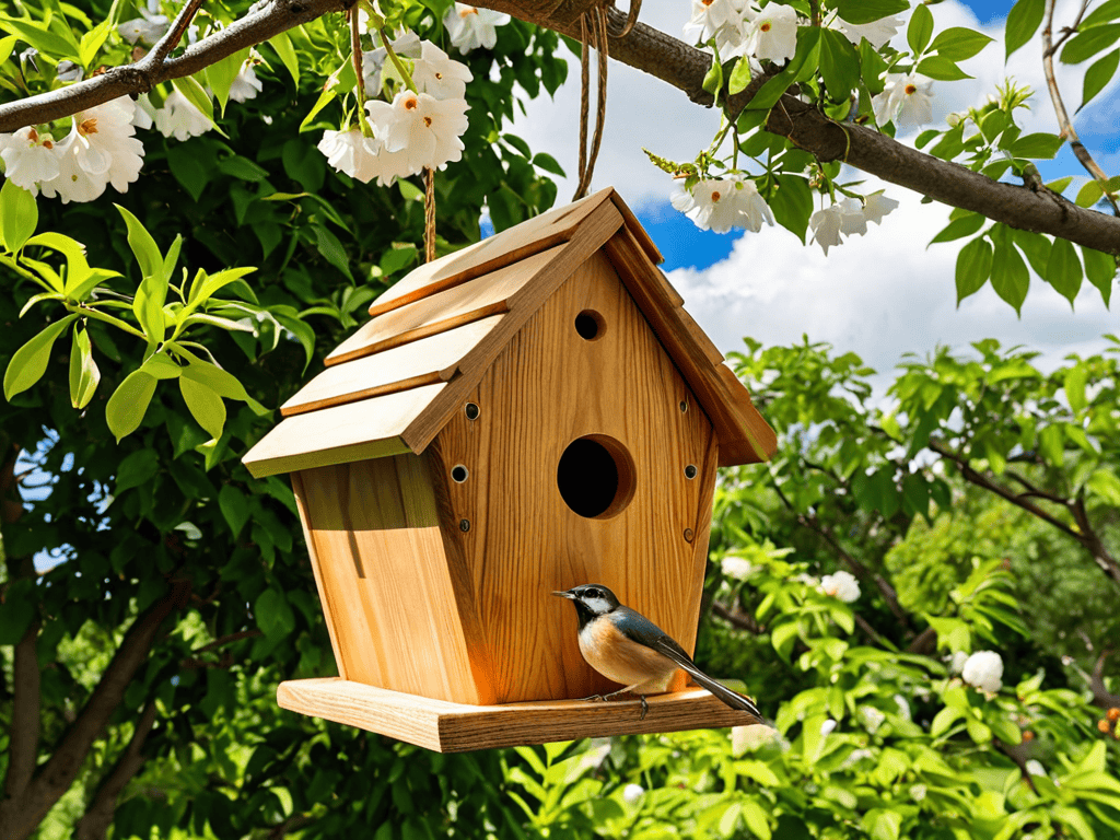 Building a Birdhouse step by step