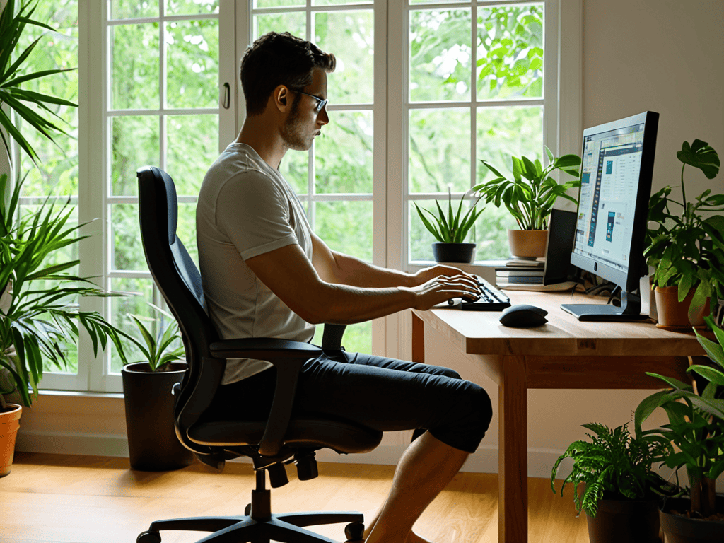 Home Office Ergonomics Setup