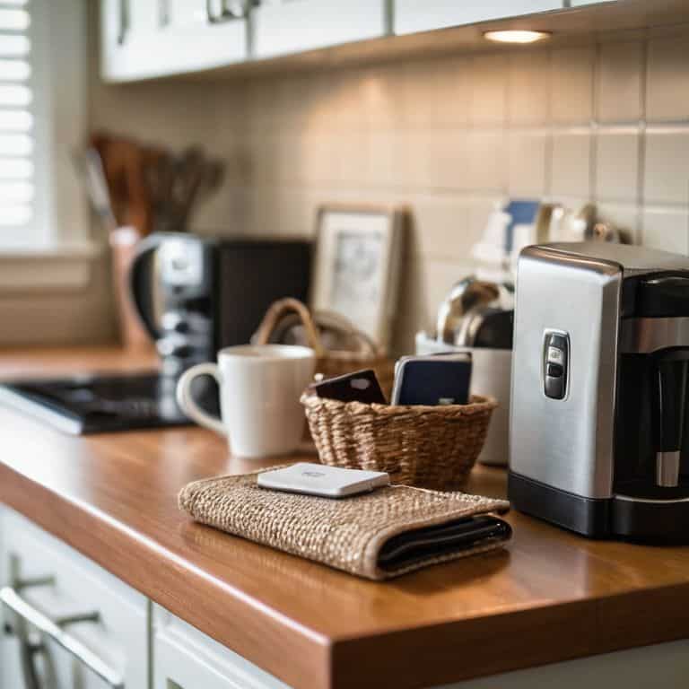 Small kitchen landing zone concept