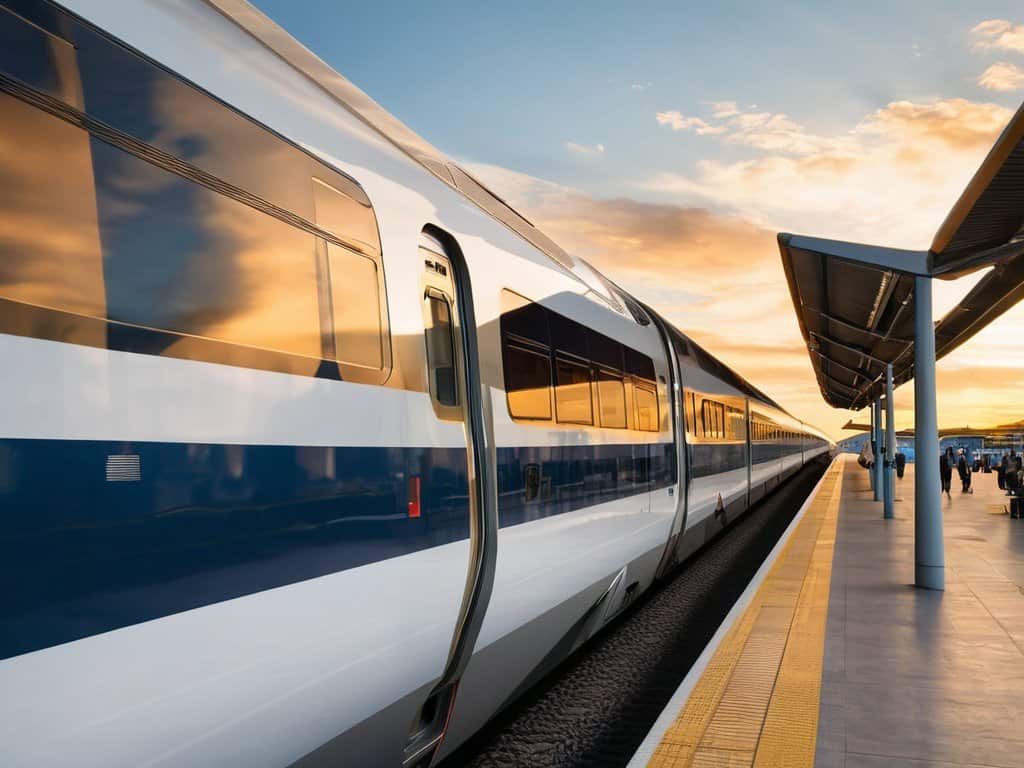 Train travel vs air travel comparison