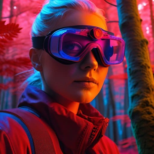 Wrapping It All Up: Infrared portrait glow
