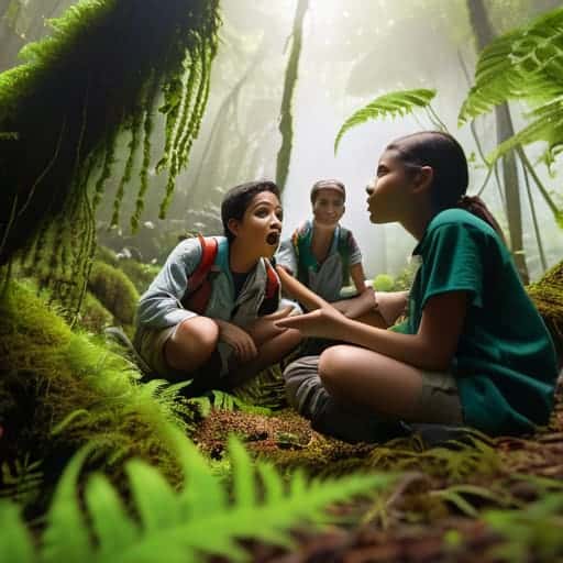 Ed-venture (Educational adventure) classroom in the wild.